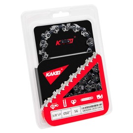 KAKEI S56 Chainsaw Chain for 16 Inch Bar - .050" Gauge, 3/8" LP pitch, 56 Drive Links Fits Craftsman, Poulan, Ryobi, Echo, Greenworks and More