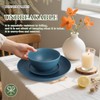 Wrova Wheat Straw Dinnerware Set of 32,Unbreakable Dinner Plates and