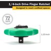 Titan 12090 1/4-Inch Drive 72-Tooth Finger Ratchet