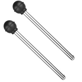 XIHIRCD Pack of 2 Weight Stacking Pins, Round Pen, Tensile Resistant, 3/8 Inch Diameter, 6 Inch Locking Space, Weight Plate Pin, Universal Weight Selection Pin for Parts of Home Fitness Equipment