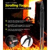Yoursme Beginner Blacksmith Tongs Set: 1/4 Flat Jaw, Pick Up,