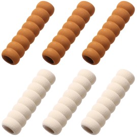 SSZYMAOYI Door Knob Cover, Set of 6, 2 Colors, Grip Cushion, Door Knob, Lever Cover, Soft Door Handle, Prevents Injuries, Prevents Scratches, Shock Absorbing, Anti-Static, Anti-Slip, Cushioning, Easy