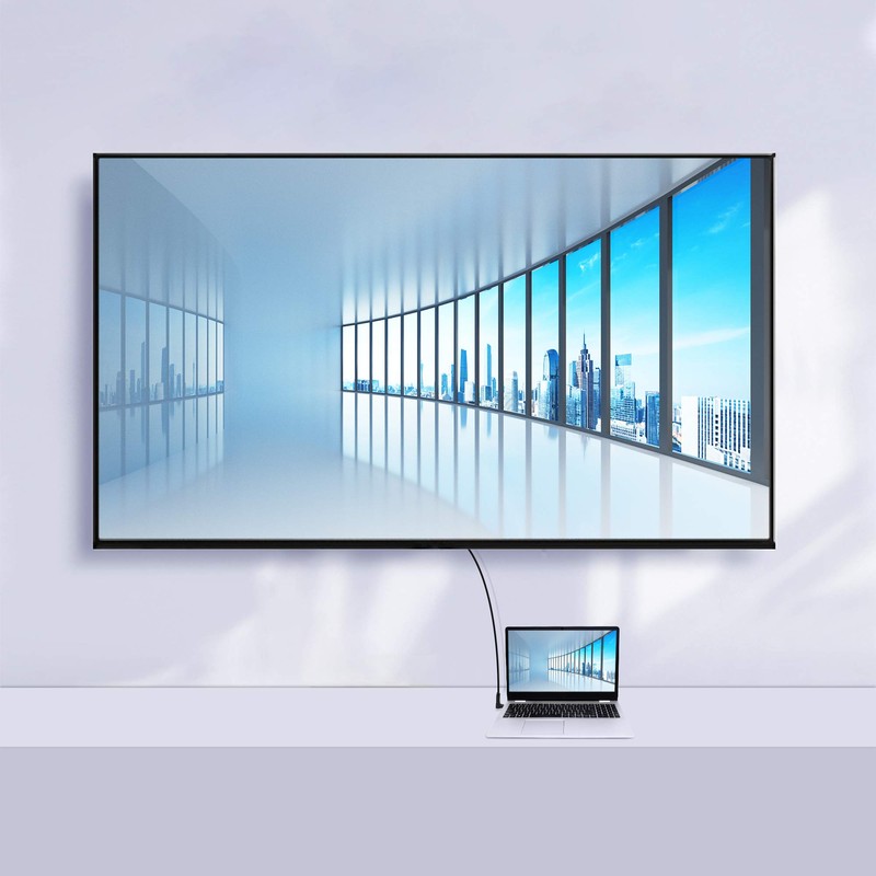 Mini HDMI Adapter,Right Angle 90 Degree Mini HDMI to Standard