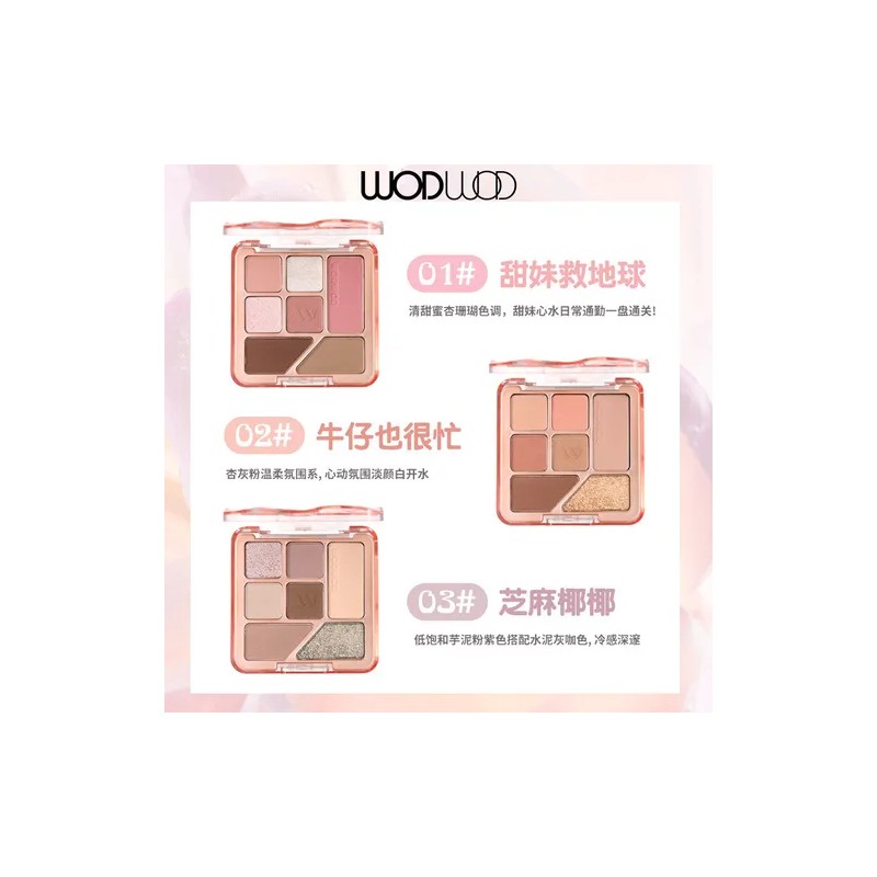 Paleta Completa De Sombras De Ojos Wodwod Lively Makeup