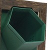 Generic Vertical Wall Planter Wooden Frame Pot Modern with Drainage