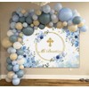 APDECCLK Mi Bautizo Backdrop First Holy Communion Baptism Christening Party