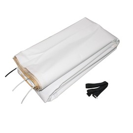 RV Awning Fabric Replacement 8'x 17'1", Universal Weatherproof Vinyl Canopy Shade for Camper Trailor,Motorhome Outdoor - Camel Fade