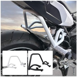Motorcycle Steel Stunt Subcage Sub-cage Rear Passenger Peg Protector Crash Bar for MT 09 FZ 09 MT09 FZ09 FZ-09 MT-09 Tracer 900 Accessories Parts 2014 2015 2016 2017 2018 2019 2020 14-20 (Black)
