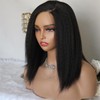 Wear And Go Glueless Wigs Kinky Straight Lace Front Wig