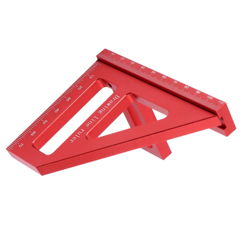 3D Multi Angle Measuring Ruler 45 90 Degree Aluminum Alloy