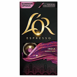 L'Or Espresso India - Nespresso Compatible Coffee Capsules (Pack of 1, 10 capsules in total)