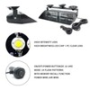 LITUPDAW LED Dash Emergency Strobe Light Interior Front/Rear Windshield with
