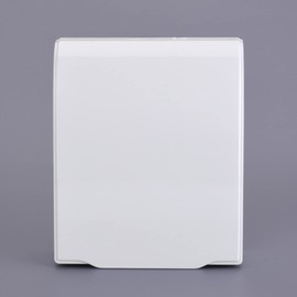 2 pieces switch plug waterproof box, waterproof socket box, socket box, suitable for bathroom sockets to prevent splashing into the socket (white)