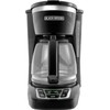 BLACK+DECKER 12-Cup Digital Coffee Maker, Programmable, Washable Basket Filter, Sneak-A-Cup,