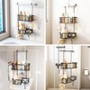 SWTYMIKI Shower Caddy Hanging Organizer - Over the Door Shower