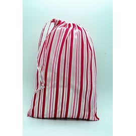 B&A Products Drawstring Bags/Gift Bags, in an eye-catching Pink Candy Stripe ***FREE UK POSTAGE when 3 plus items purchased****