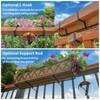 Y&M Window Boxes Horse Trough with Coconut Coir Liner, 30