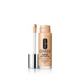 Clinique Clinique Beyond Perfecting Liquid Lightweight Full Coverage Foundation + Concealer For Dry Combination to Oily Skin Types, Biscuit, 1 Fl Oz