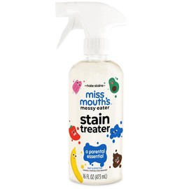Miss Mouth's Messy Eater Stain Treater - 16oz - Newborn & Baby Essentials - No Dry Cleaning Food, Grease, Coffee Off Laundry, Underwear, Fabric:_Refillalble, 16 Fl Oz (Pack of 1)