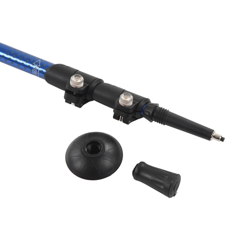 Telescopic Hiking Cane 3 Section Aluminium Alloy Walking Stick Retractable