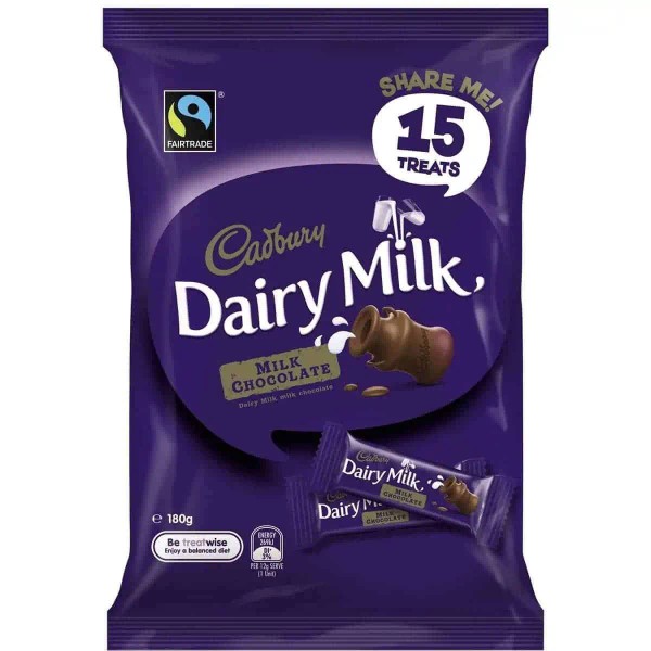 Cadbury Bulk Cadbury Dairy Milk Share Pack 144g ($6.00 each x 12 units)