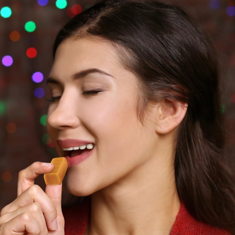 Werthr's Original Chewy Caramel Candy 1 Pound Individually Wrapped Healthy
