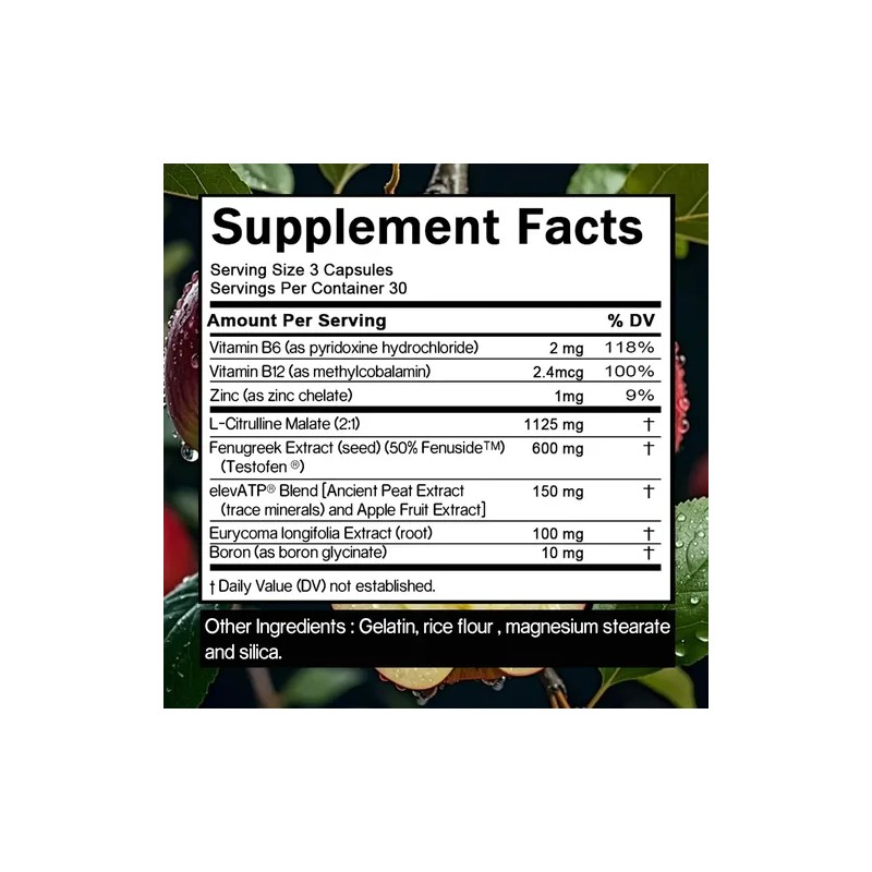 Suplemento De Testosterona Total-t Con Vitamina B6