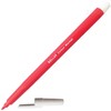 Felt Tip Pens, RED, Fibre Fine Point, Pack of 10,