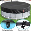 LXKCKJ 16 Ft Round Pool Cover, Solar Covers for Above