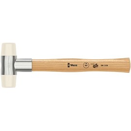 Wera 05000320001 4 x 290 mm "101" Soft-Faced Hammer with Nylon Head Sections - Silver