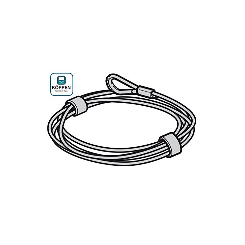 Cable set Ø 3 mm fitting Hörmann sectional garage doors