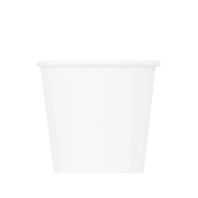 Karat 10oz Paper Hot Cups - White (90mm) - 1,000