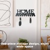 Key Hook Rack with 10 Hooks, Wall Home Sweet Home