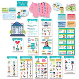 Creative Teaching Press Financial Literacy for Kids Bulletin Board Set