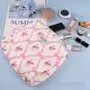 Framendino, 2 Pack Bow Flower Travel Makeup Toiletry Bag Set