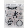 Stampers Anonymous Tim Holtz Cling Rubber Stamp Set 7 x