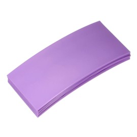DMiotech 20pcs 29.5mm Flat 72mm Battery Sleeves PVC Wraps Heat Shrink Tubing for 18650 Battery Purple