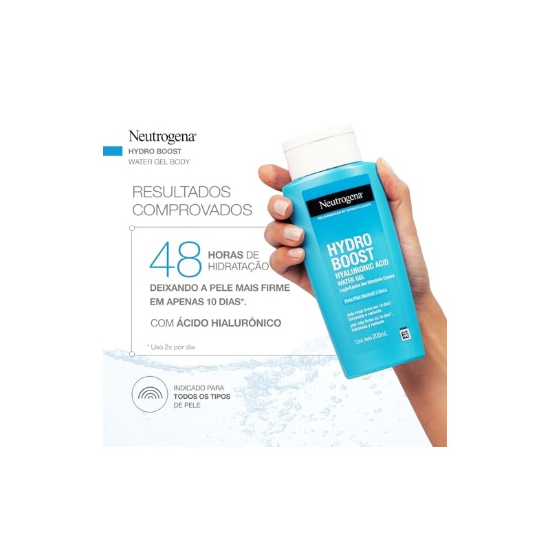 Crema corporal en gel Neutrogena Hydro Boost Ácido Hialurónico 200