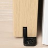 HASWARE Sliding Barn Door Bottom Floor Guide, Floor Mounted Bottom