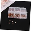 minkissy Nail Art Rhinestone Box Flat Back Gems Pack Rhinestones