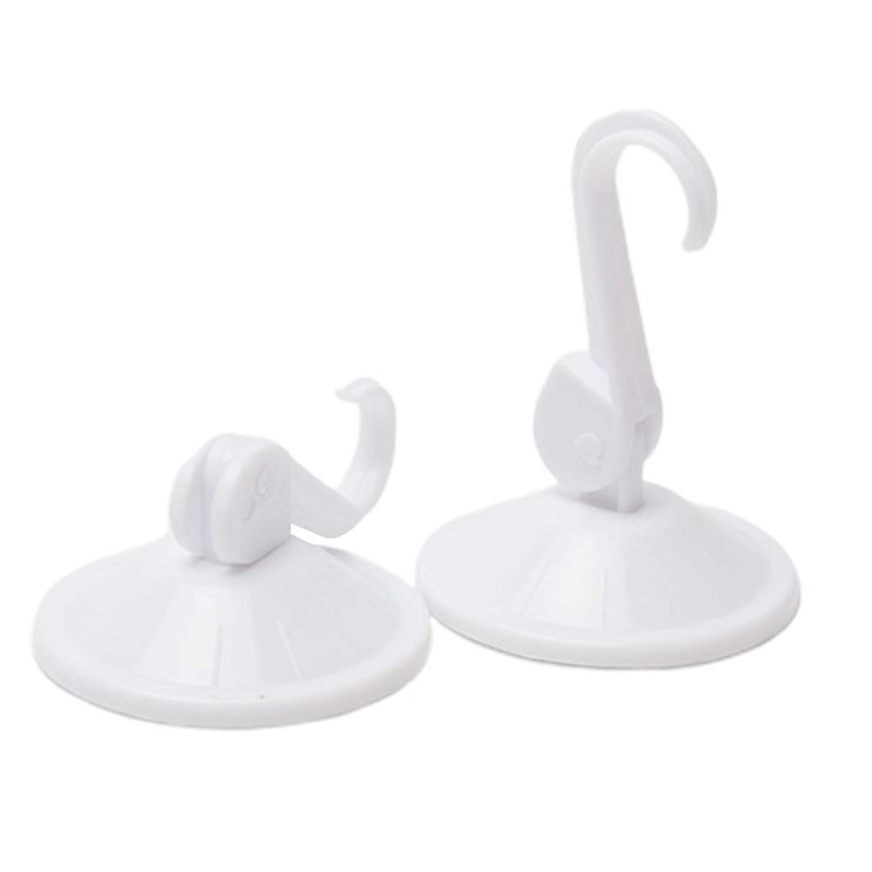 Suction Cup Hooks, 4 Pieces, Suction Hooks, Removable, Reusable, Non-mark,