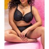 Elomi Women's Nerina Underwire Plunge Bra, Stretch Comfort, Black, 32G