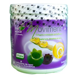 Colágeno Hidrolizado Con Isoflavona Omega 3 Sabor Arándano Sin Azúcar Suplemento Alimenticio Belleza Articulaciones Piel Cabello Uñas Salud Femenina Antioxidante Polvo Disolución Rápida