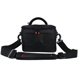 FOSOTO Funda compacta para cámara de hombro con cubierta impermeable compatible con Canon EOS M50 PowerShot SX420 SX430 SX70 SX50 SX30IS Sony a6400 RX10 DSC-H300 Nikon Coolpix P900