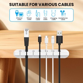 AhaStyle Cable Clips, 3 Pack Cord Holders Cable Organizer Self Adhesive