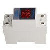 Voltage Current Meter Din Rail Double Display Display Monitor Single