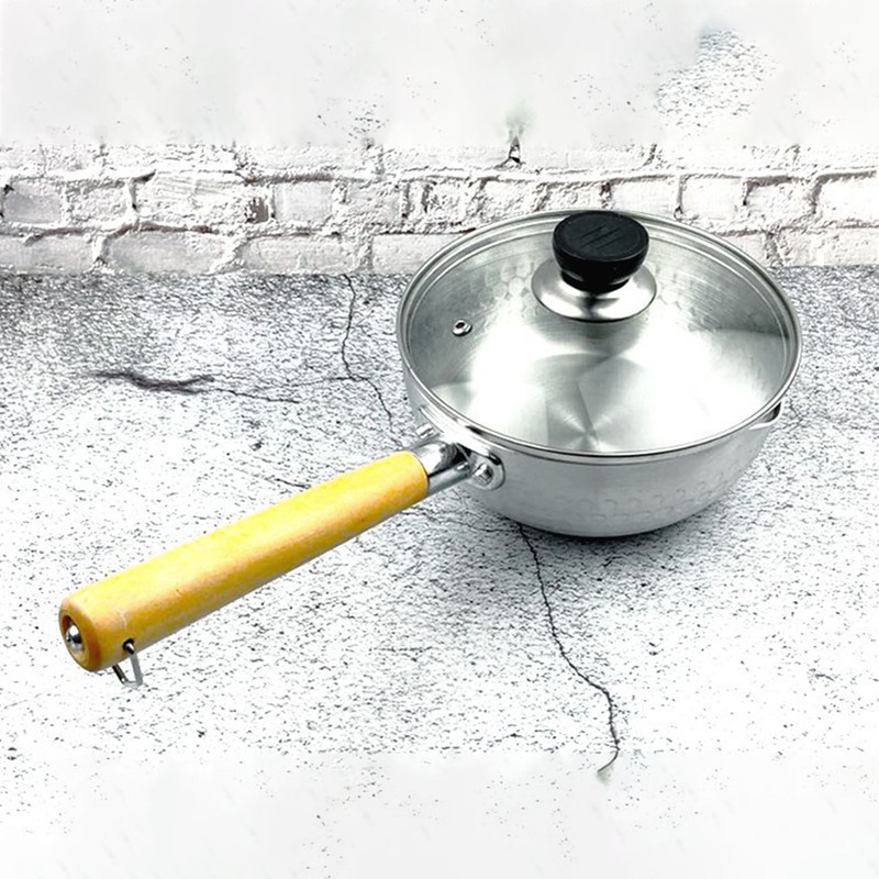 Milk Warmer Pot Prevent Sticking Flat Bottom Even Heating Aluminium