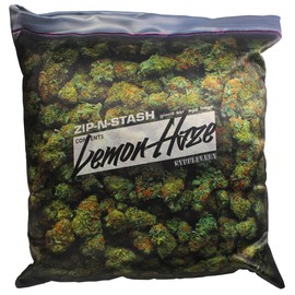 steelplant Lemon Haze Giant Stash Weed Pillowcase | Decorative Throw Pillow Cover with Realistic Reefer Imagery | Secret Pocket Compartment | Fits 18 x 18 Inch Pillow Insert | Weed Decor