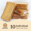 Snacktery Original Melba Toast Crackers - Thin and Crispy Flatbread