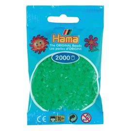 Hama Beads Mini Size 2.5 mm Neon Green